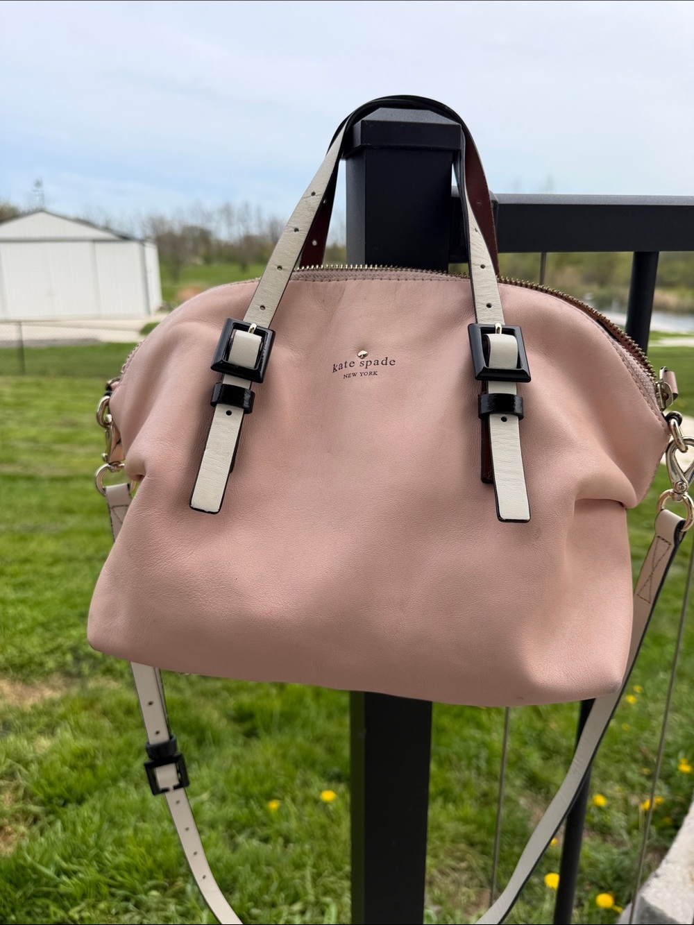 kate spade Blush Pink Leather Satchel